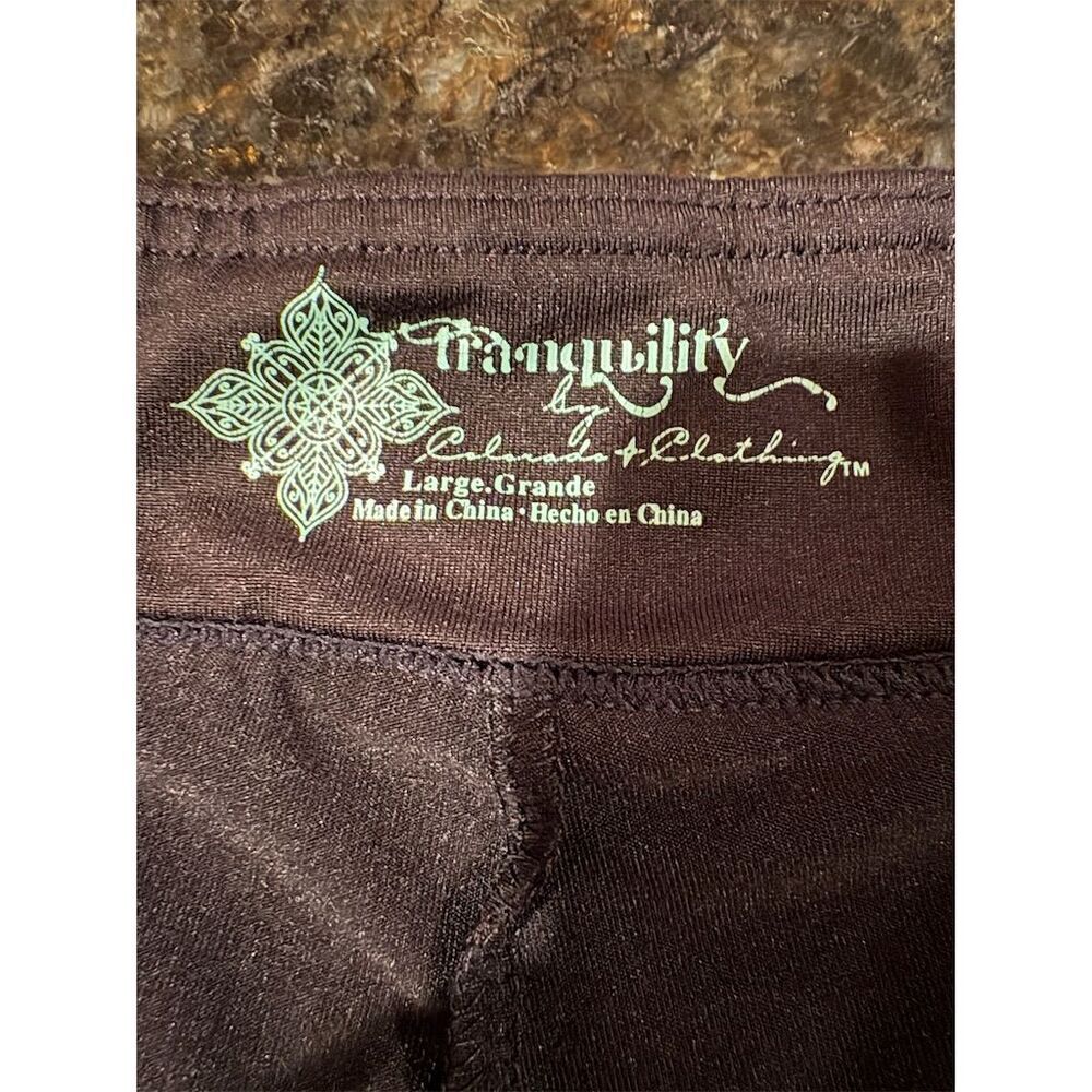 *3/$15 Tranquility by Colorado Clothing  Women's Skort Size L Black Short - Picture 4 of 8